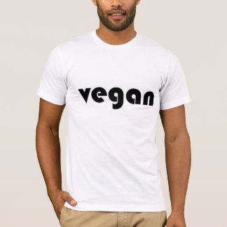 Camiseta logotipo do vegan