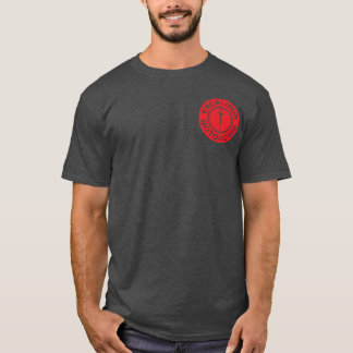 Camiseta Logotipo do vermelho dos automóvel de Excalibur