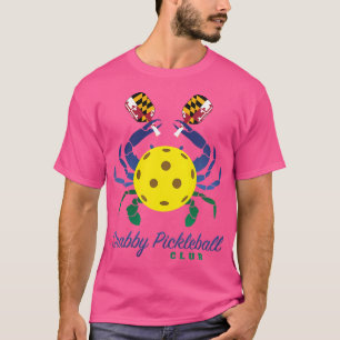 Camiseta Logotipo do Wo Crabby Pickleball Club