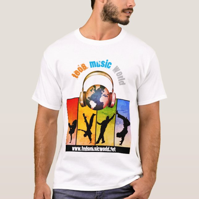 Camiseta Logotipo do World Teds Music  (Frente)