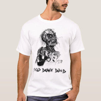 Camiseta Logotipo do zombi de FDD B&W