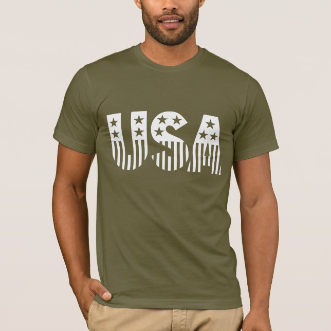 Camiseta Logotipo dos EUA (Frente)