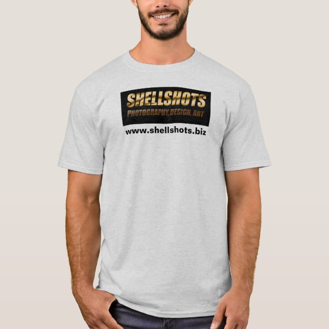 Camiseta logotipo dos shellshots, www.shellshots.biz (Frente)