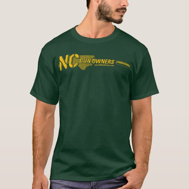 Camiseta Logotipo Dourado de NCGO (Frente)