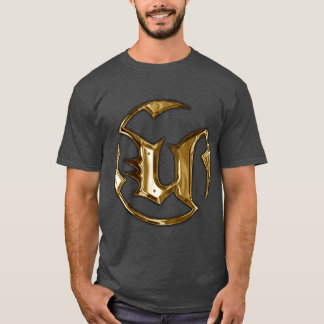 Camiseta Logotipo Dourado de torneio irreal