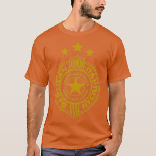 Camiseta Logotipo Dourado Partizan Belgrado