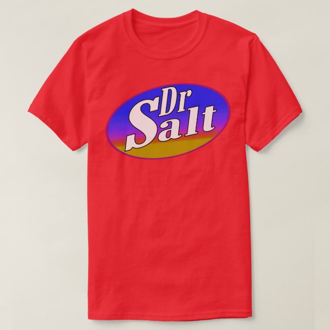 Camiseta Logotipo Dr. Salt Soda (Frente do Design)