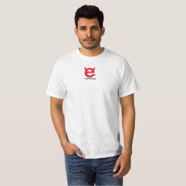 Camiseta logotipo "e" maligno