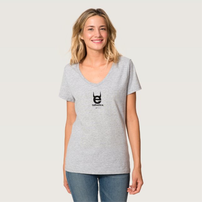Camiseta logotipo “e” maligno Preto (Frente Completa)