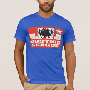 Camiseta Logotipo e personagem da Liga da Justiça