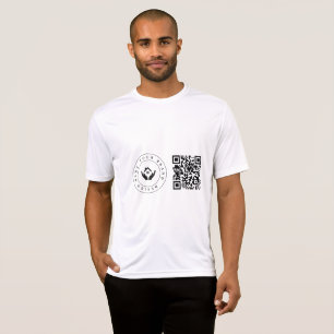 Camiseta Logotipo e Promocional de texto personalizados sim