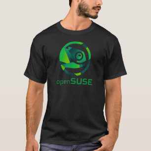 Camiseta Logotipo e slogan de amante OpenSUSE Linux OpenSou