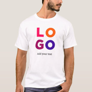 Camiseta Logotipo e Texto Empresariais
