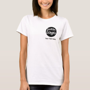 Camiseta Logotipo e texto minimalistas