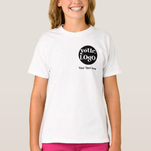 Camiseta Logotipo e texto minimalistas