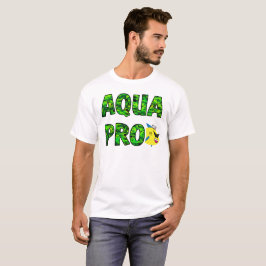 Camiseta Logotipo empilhado AQUAPRO da folha