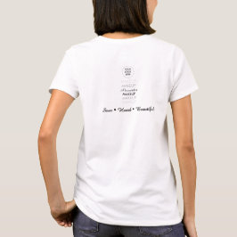 Camiseta Logotipo Empresarial Nome do Funcionário em Letra