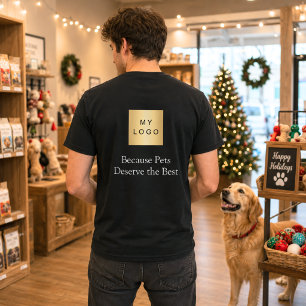 Camiseta Logotipo Empresarial Roupas de Trabalho para Passe