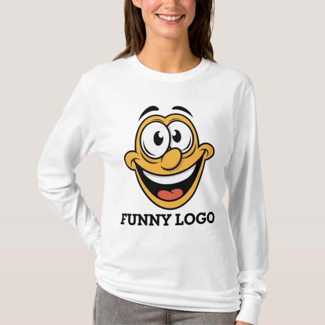 Camiseta Logotipo engraçado (Frente)