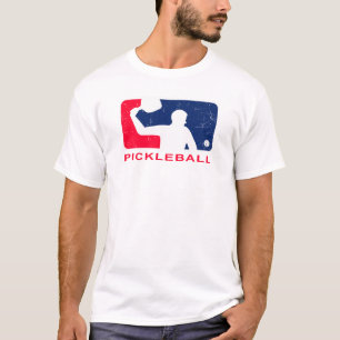 Camiseta Logotipo Engraçado Pickleball