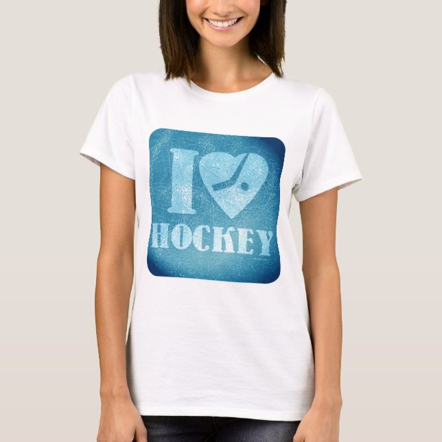 Camiseta Logotipo Epic de Hockey Cardíaco do Teal Ice I (Frente)
