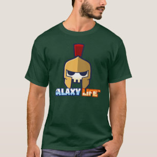 Camiseta Logotipo espartano de Alliance da vida da galáxia