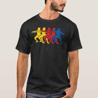 Camiseta Logotipo esportes de vedação para esgrimistas