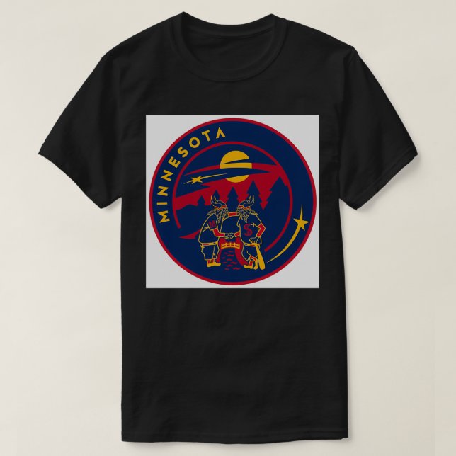 Camiseta Logotipo Esportivo Minnesota (Frente do Design)