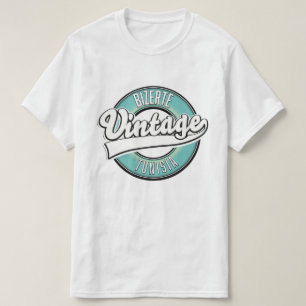 Camiseta Logotipo estilo vintage Bizerte Tunísia