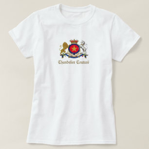 Camiseta Logotipo Estrela Chandelier Couture™ (Opções) -