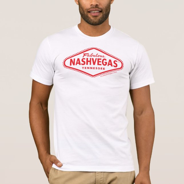 Camiseta Logotipo fabuloso do diamante de NASHVEGAS TM (Frente)