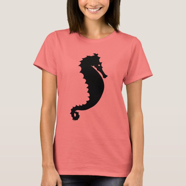 Camiseta Logotipo fantasma do mar para mulheres (Frente)