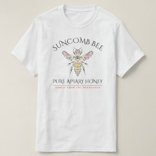 Camiseta Logotipo feito sob encomenda do mel da abelha
