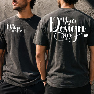 Camiseta Logotipo Frente e Verso Personalizado de Marca Com