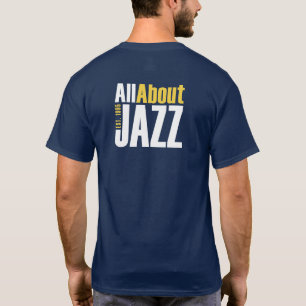 Camiseta Logotipo frontal e traseiro do ajustado relaxado A