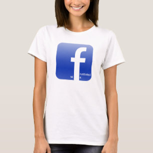 Camiseta Logotipo frustrante de Facebook da esposa