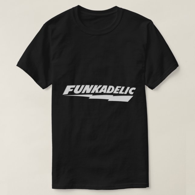 Camiseta Logotipo Funkadelic em branco (Frente do Design)