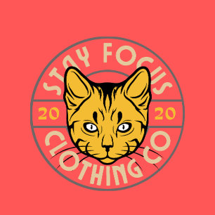 Camiseta logotipo gato hai cat kaT-camiseta