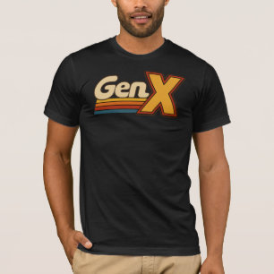 Camiseta Logotipo Gen X - Retrô