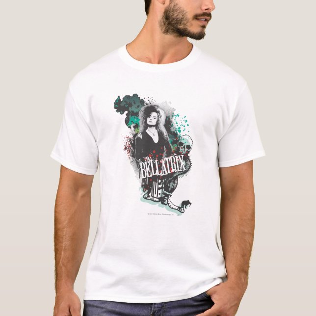 Camiseta Logotipo Gráfico Bellatrix Lestrange (Frente)