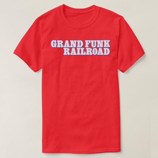 Camiseta logótipo Grand Funk Railroad (Frente do Design)