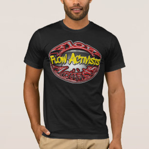 Camiseta Logotipo grande de Acivists do fluxo