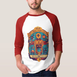 Camiseta Logotipo Hackathon para inovação de saúde Design