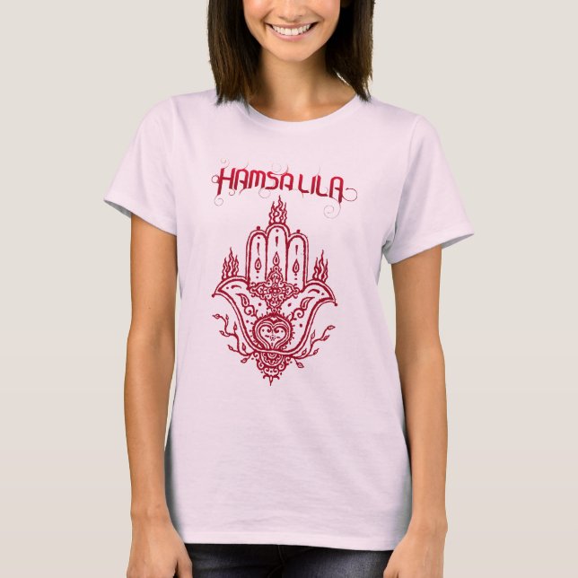 Camiseta Logotipo HAMSA Henna (Frente)