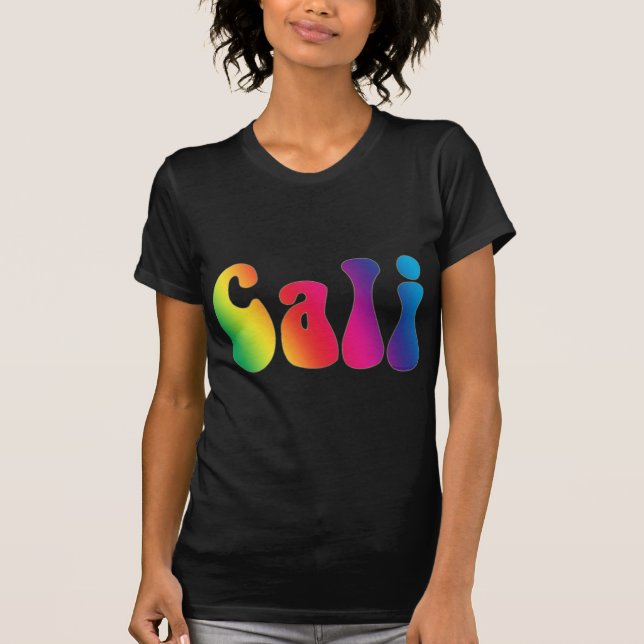 Camiseta Logotipo Hippie Cali Tie-Dye California (Frente)
