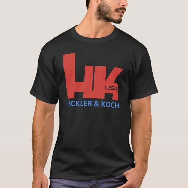 Camiseta Logotipo HK Heckler e Koch (Frente)