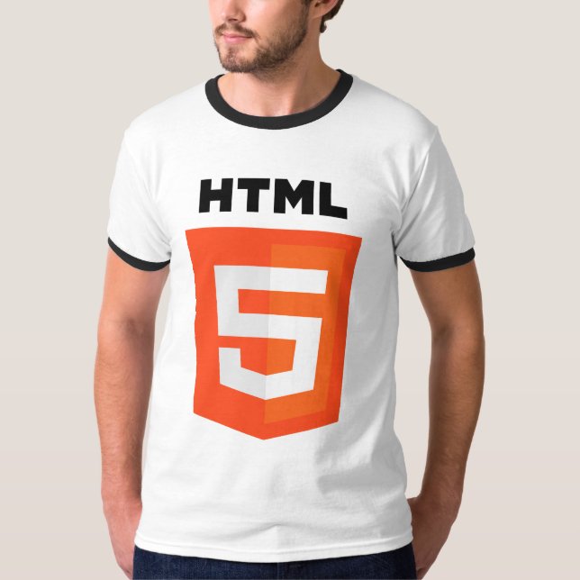 Camiseta Logotipo HTML5 (Frente)