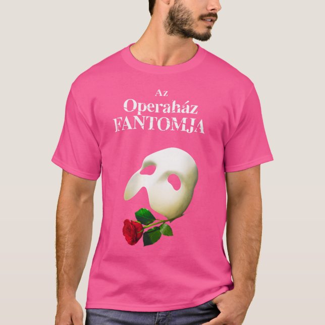 Camiseta Logotipo Húngaro Oficial 'Fantasma Da Ópera' (Frente)