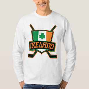 Camiseta Logotipo irlandês de hóquei no gelo