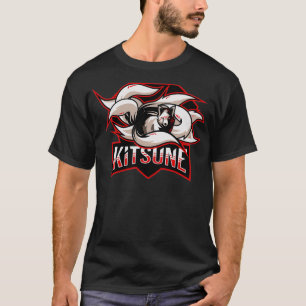 Camiseta Logotipo Kitsune Nove Esportes De Raposa 